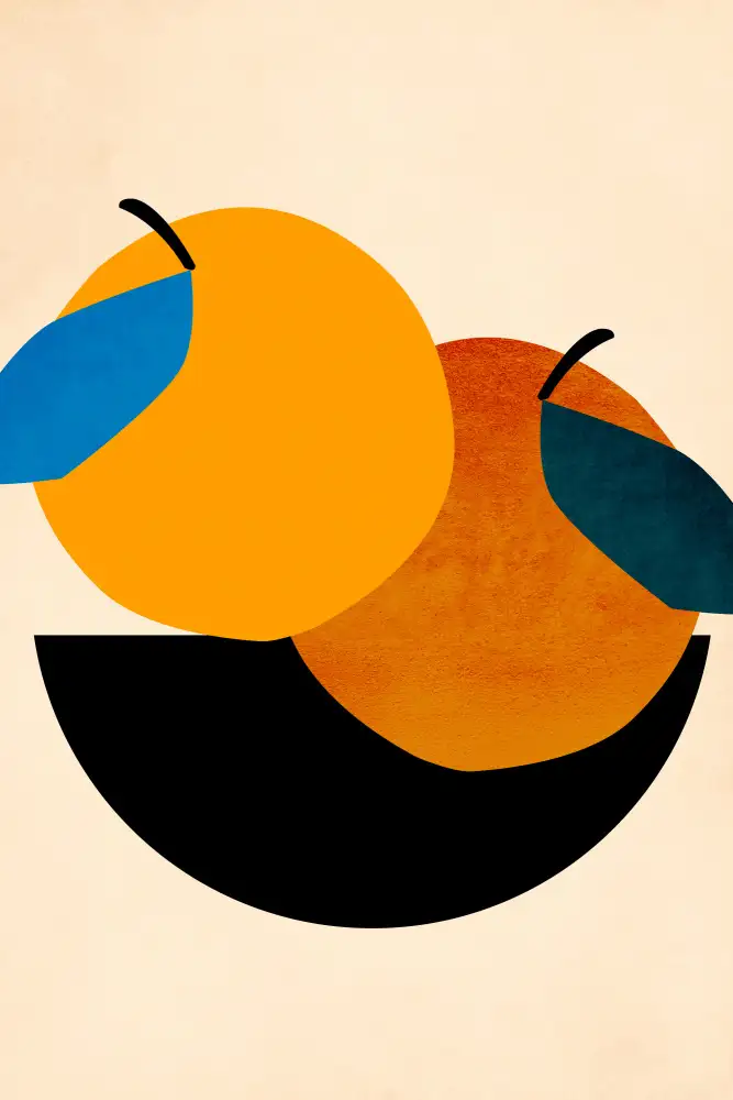 Kubistika: Deux oranges