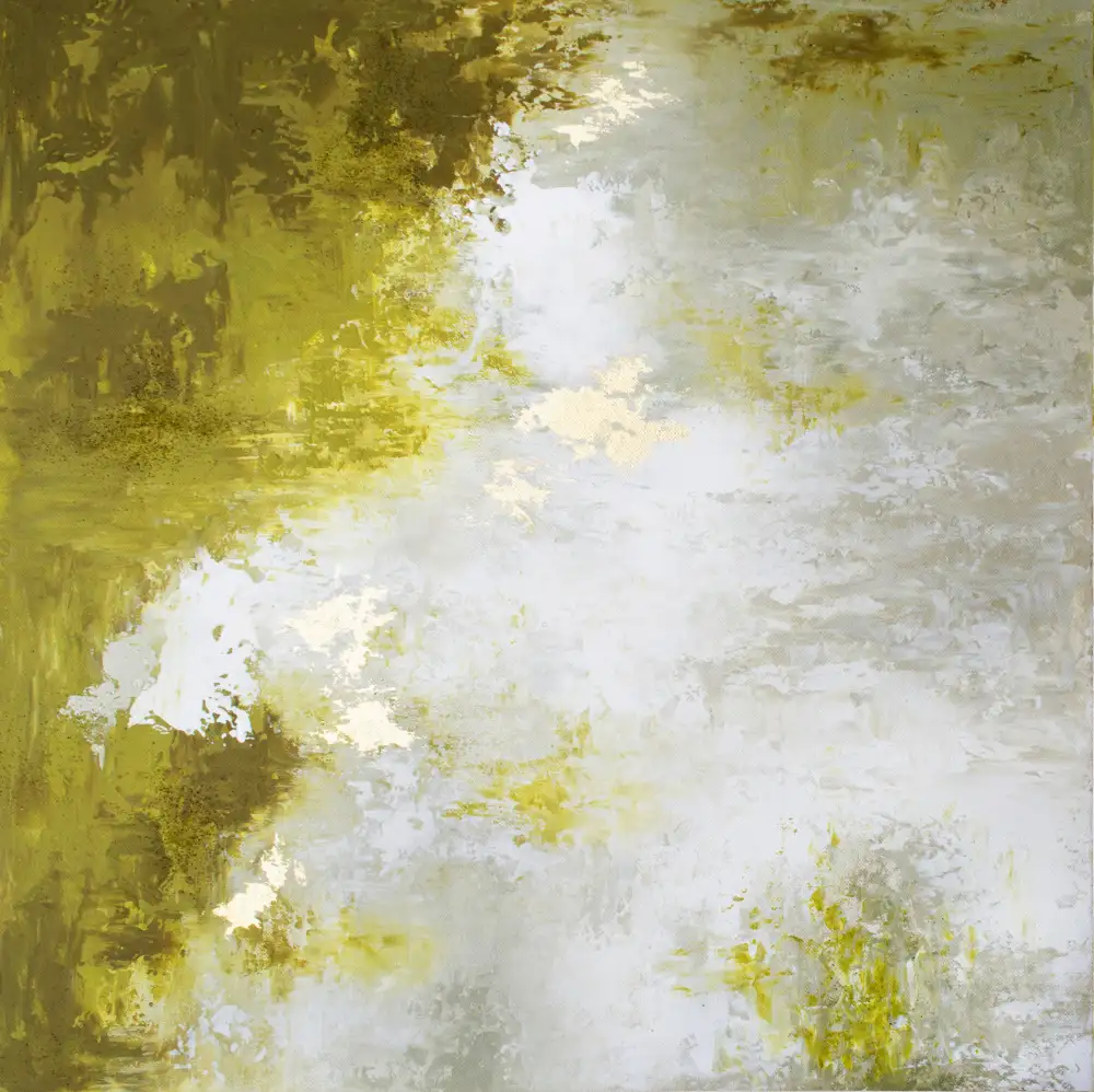 Storms, Alyson: Abstraktes Moosgrün 3
