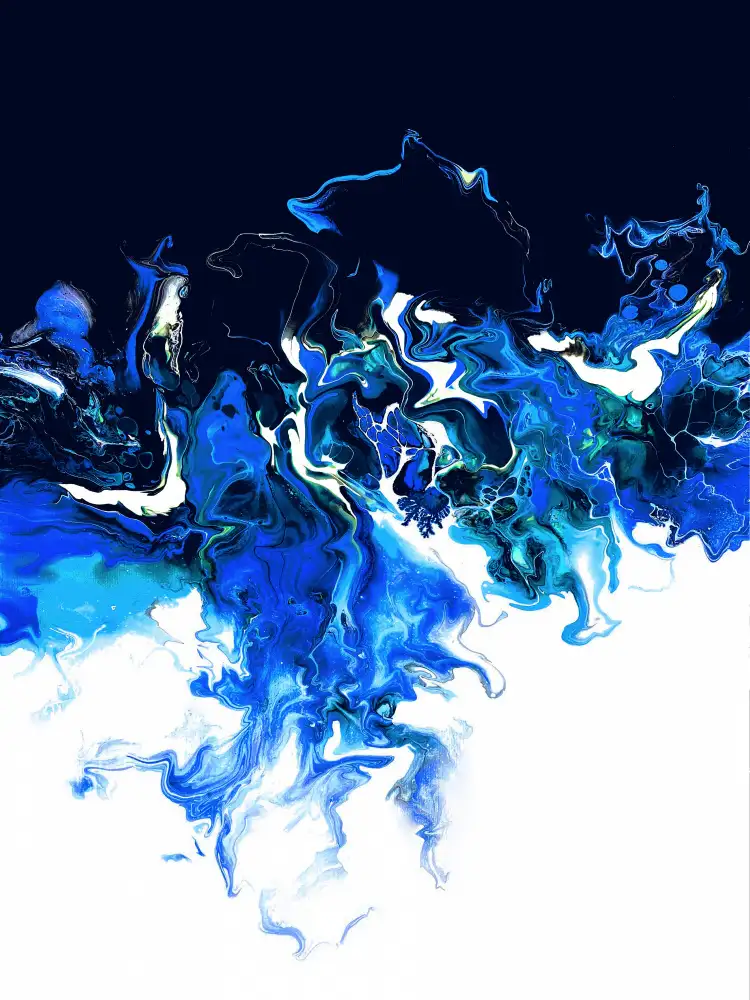 Storms, Alyson: Blue Colorful Wave