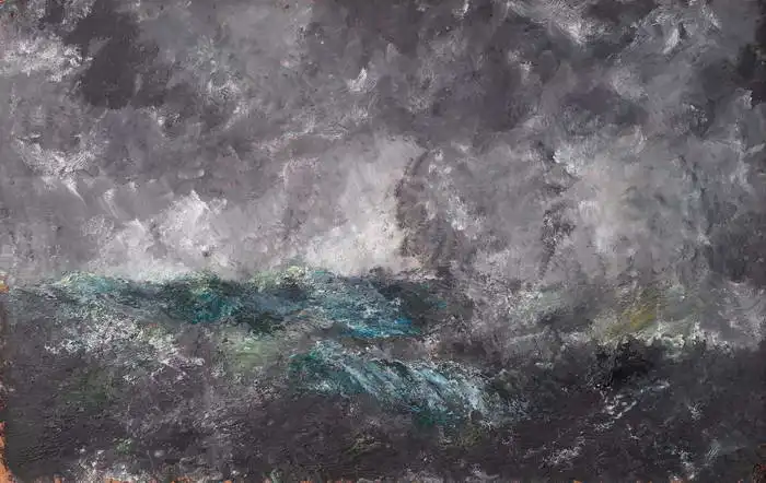 Strindberg, August: Storm in Skerries - The Flying Dutchman