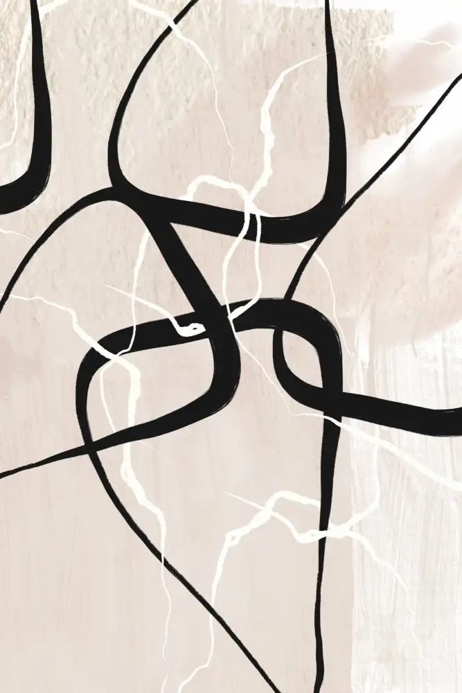 Moss, Ann Sally: Lignes blanches 2