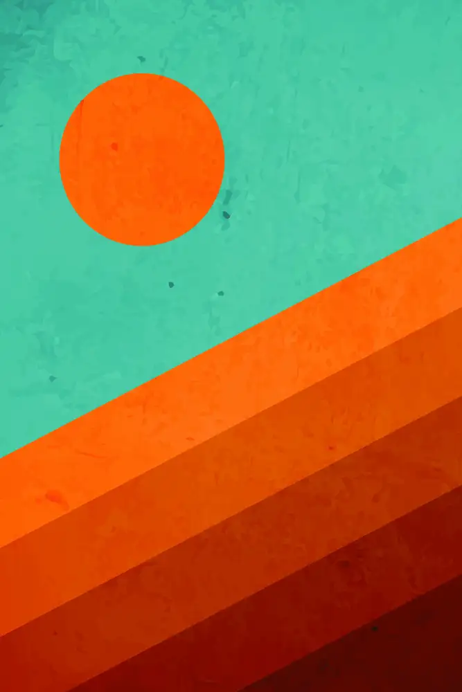 stanley, jay: Abstract Mountain Sunrise I