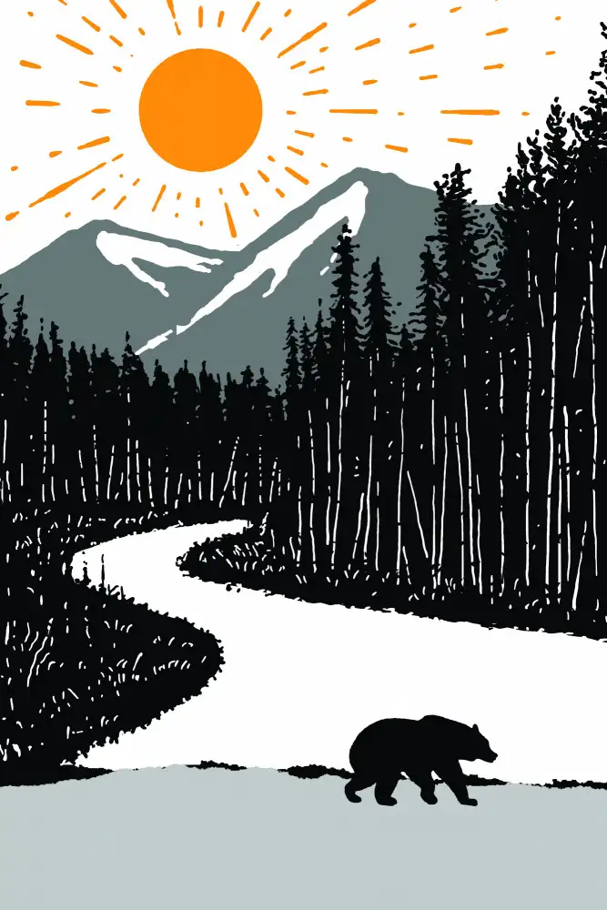 stanley, jay: Orso vicino al fiume