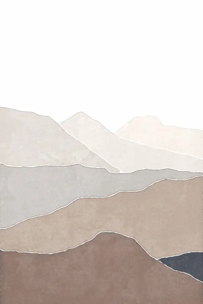 Prints, Art Melloi: Montagne et lac