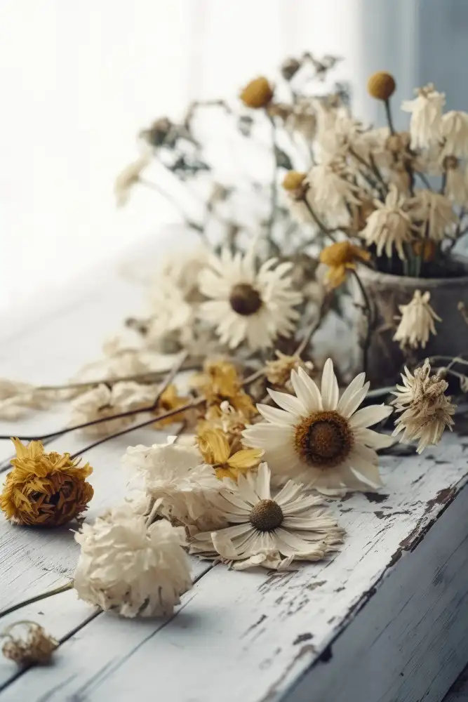 Treechild: Arrangement de fleurs sèches