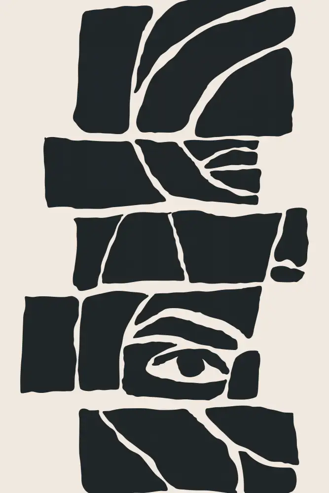 stanley, jay: Visage abstrait #7