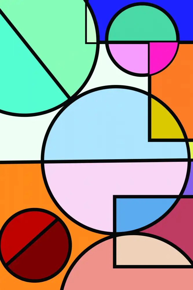 stanley, jay: Collection de cercles abstraits #4