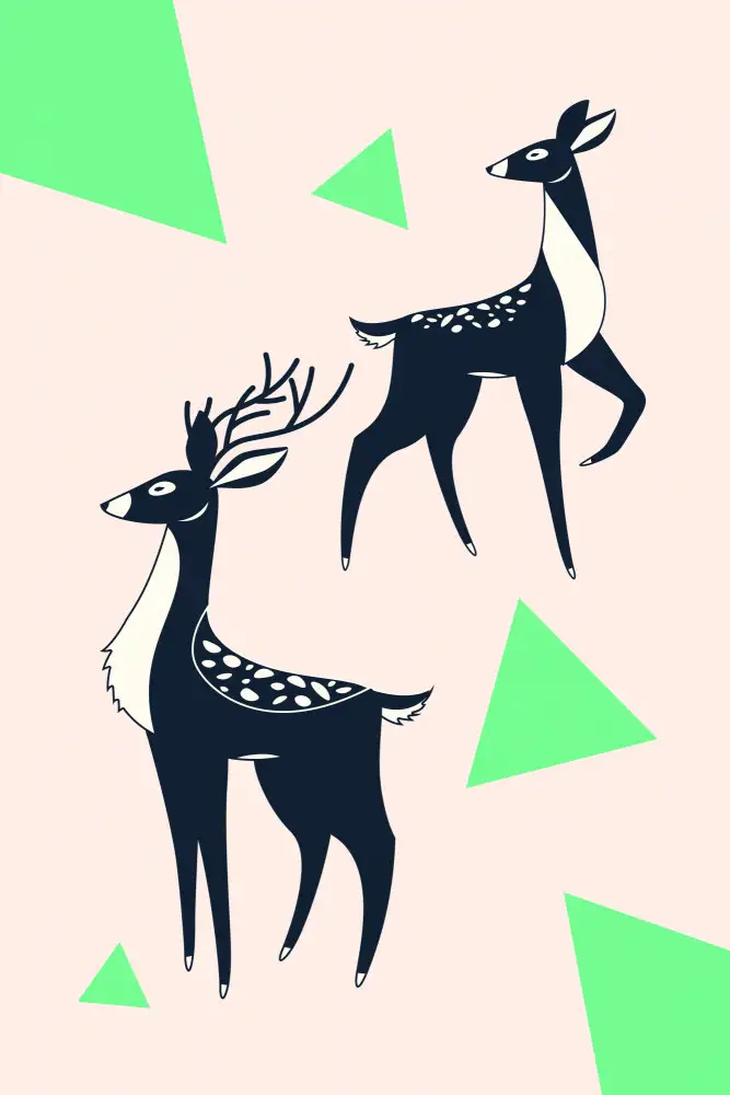 stanley, jay: Cerf abstrait #2