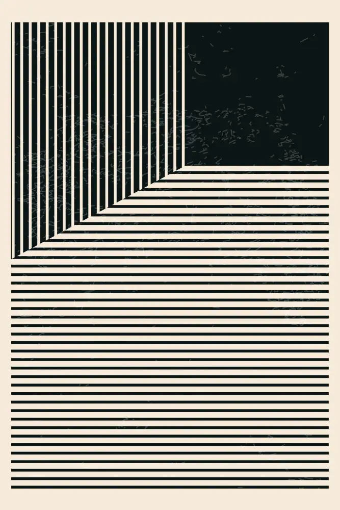 stanley, jay: Série de lignes noires et blanches #1