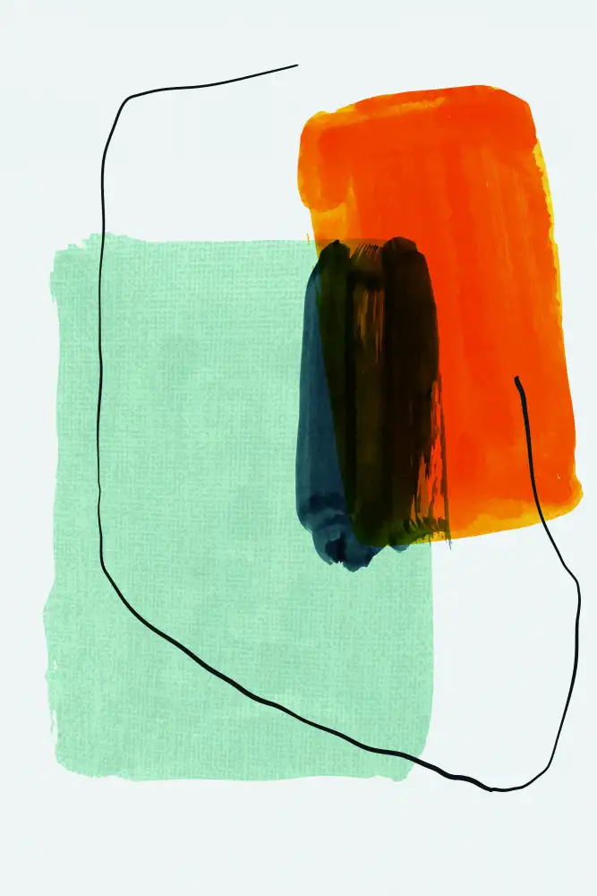 stanley, jay: Disegno astratto luminoso n. 1