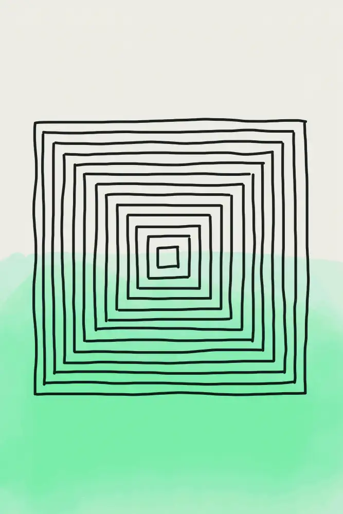 stanley, jay: Formes d'aquarelle vert clair #2