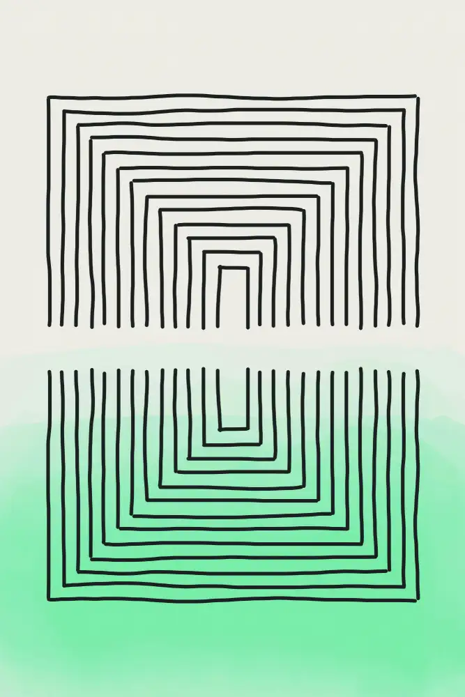stanley, jay: Formes d'aquarelle vert clair #3