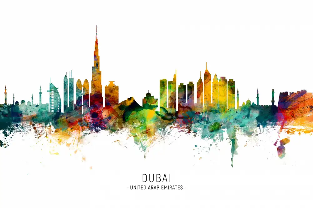 Tompsett, Michael: Horizonte de Dubai,Emiratos Árabes Unidos