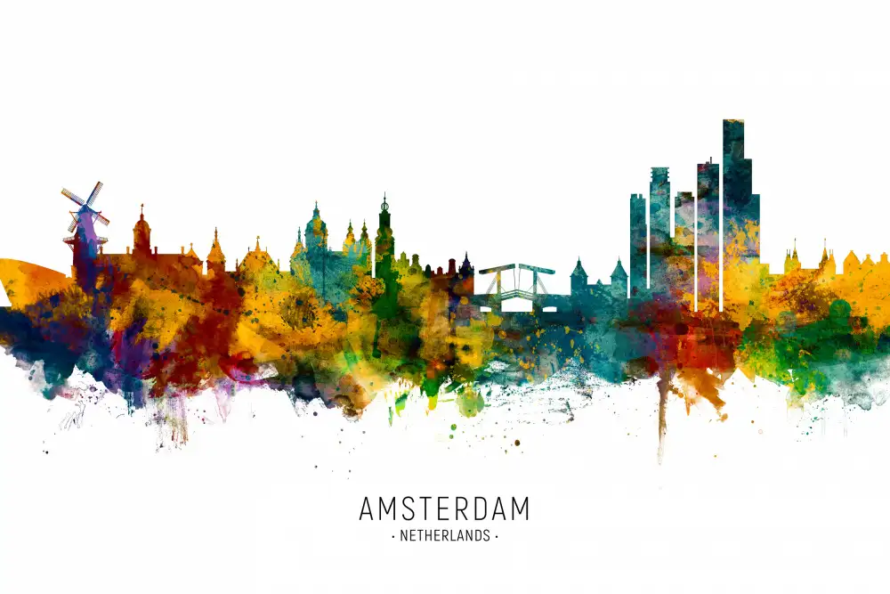 Tompsett, Michael: Amsterdamer Skyline