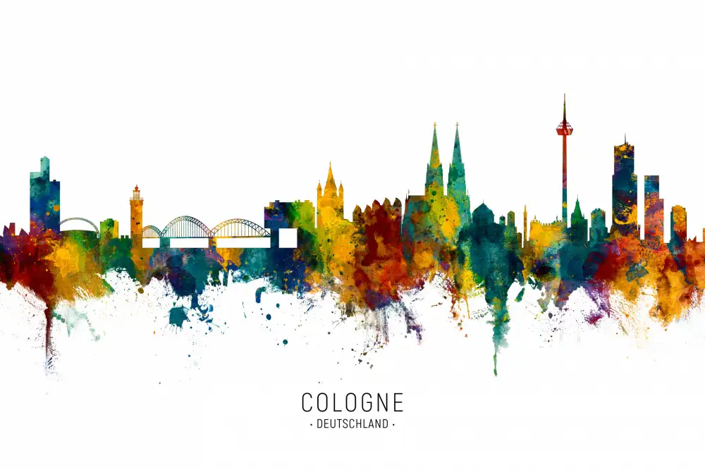 Tompsett, Michael: Köln-Deutschland-Skyline