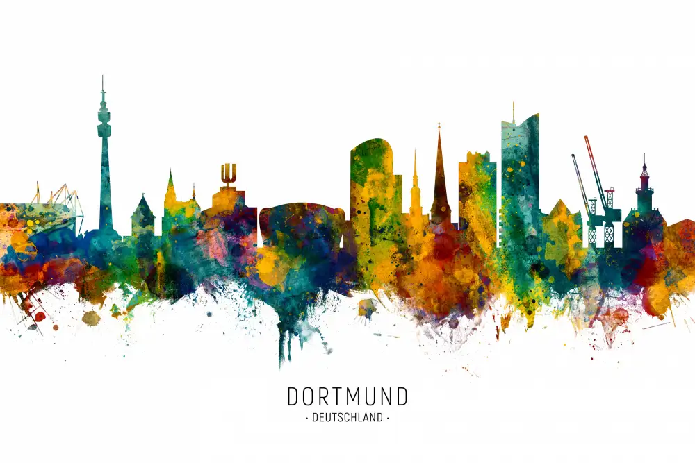 Tompsett, Michael: Dortmund-Deutschland-Skyline