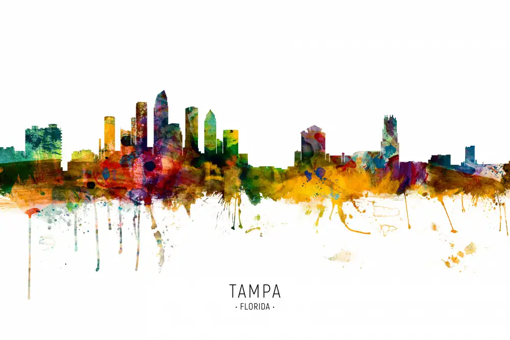 Tompsett, Michael: Panorama Tampy na Floridě