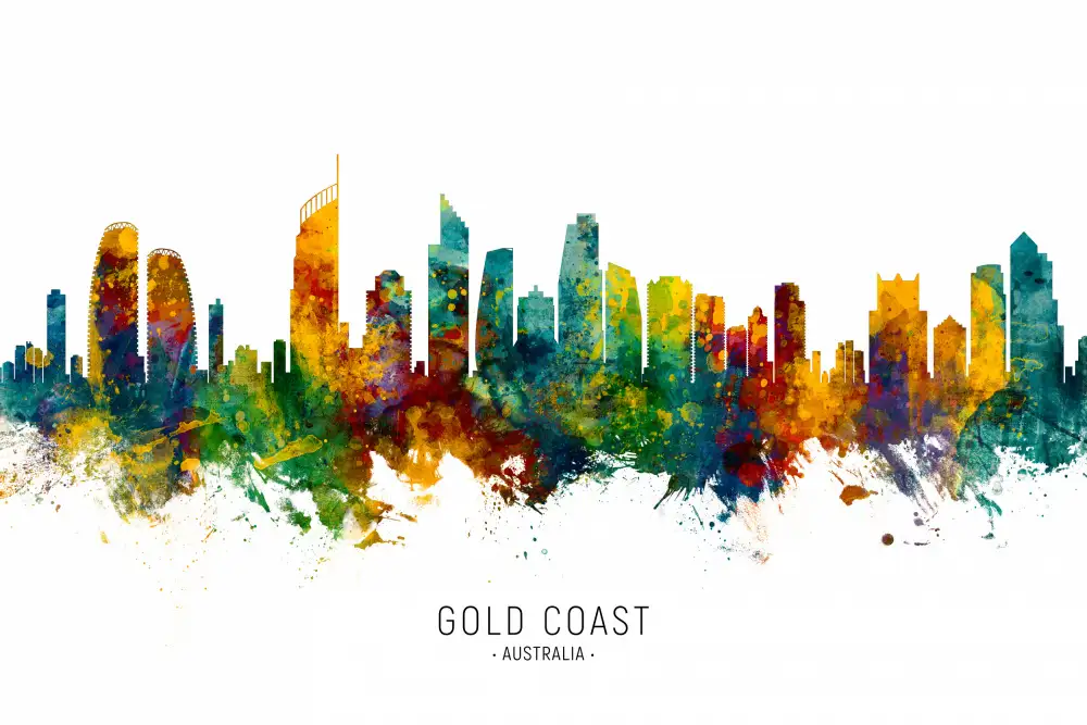 Tompsett, Michael: Panorama Gold Coast Austrálie