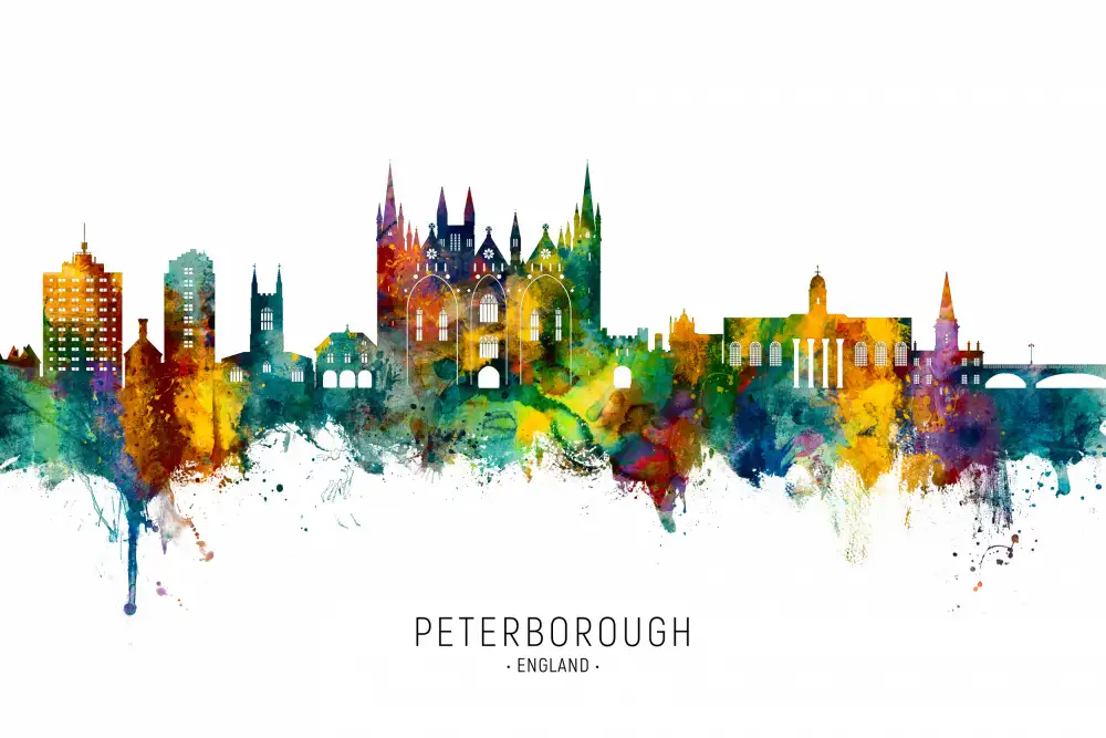 Tompsett, Michael: Peterborough Inglaterra Skyline