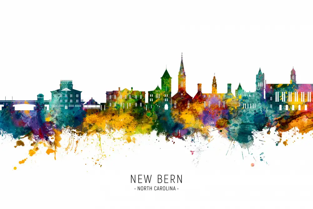 Tompsett, Michael: Horizon de New Bern en Caroline du Nord