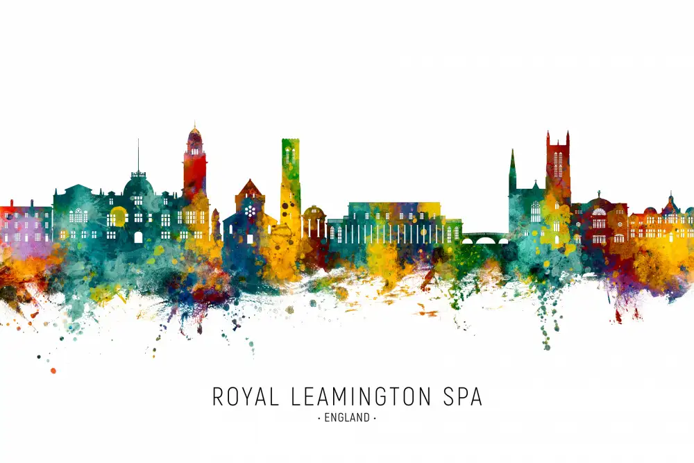 Tompsett, Michael: Panorama Royal Leamington Spa Anglie