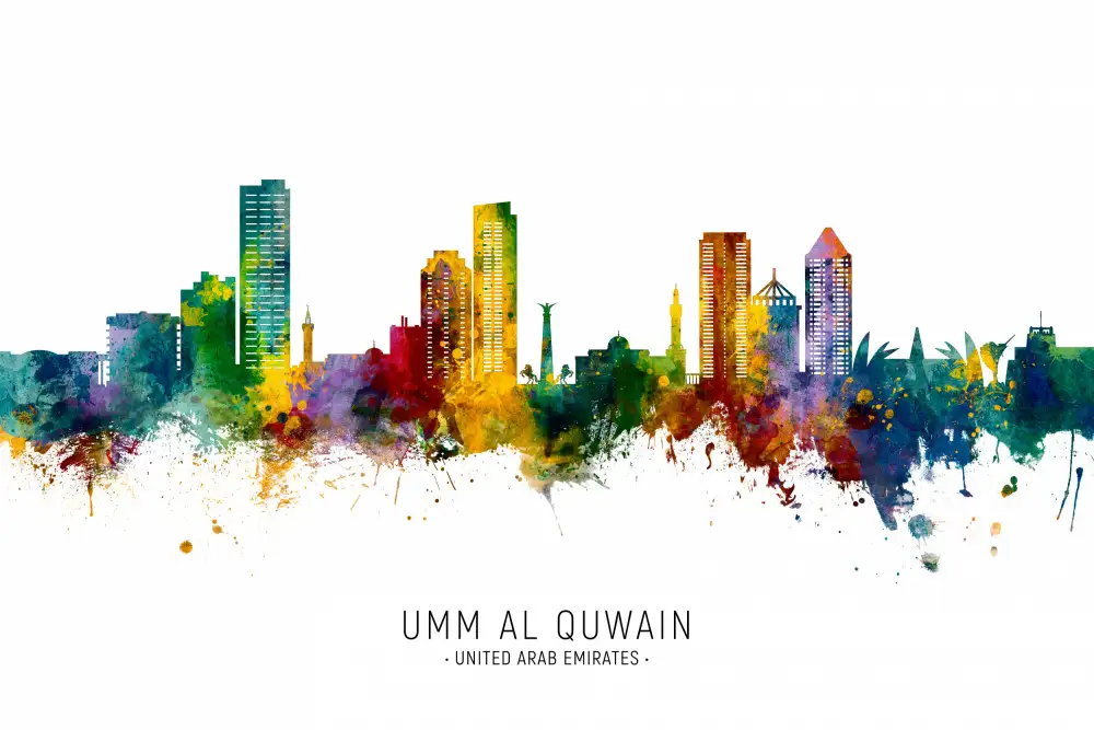 Tompsett, Michael: Umm al-Quwain-Skyline