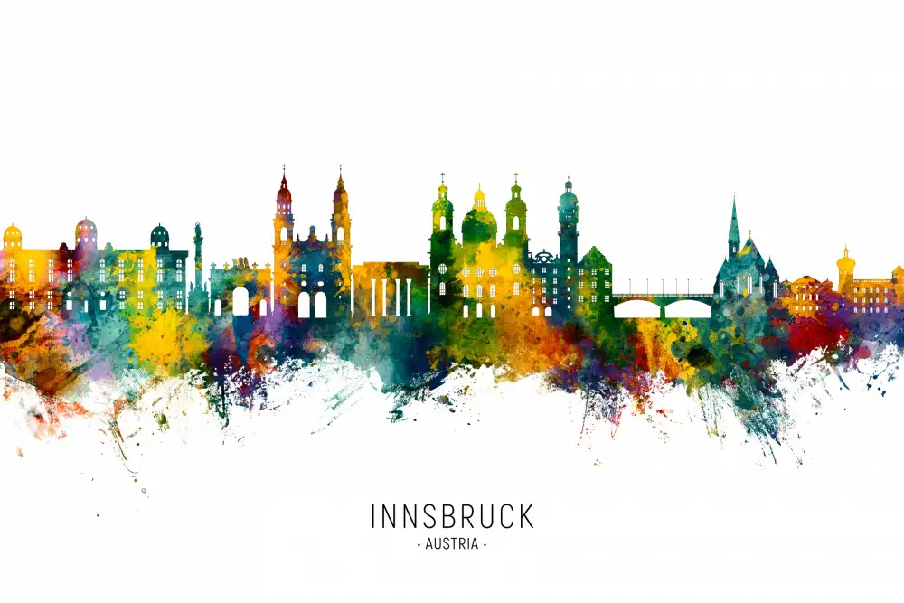 Tompsett, Michael: Panorama Innsbrucku Rakousko