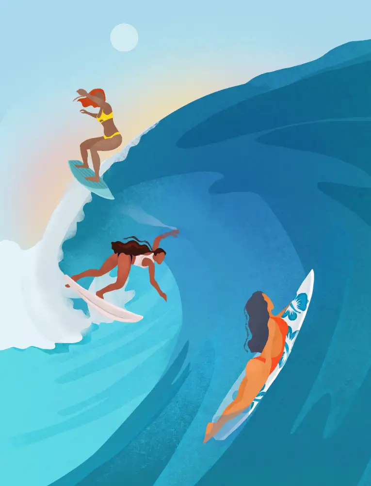 Lizde, Petra: Surfers