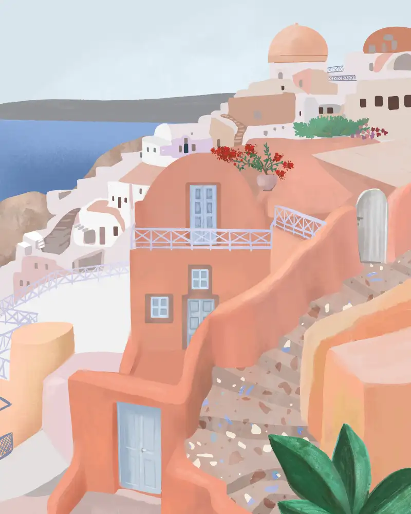 Lizde, Petra: Santorini