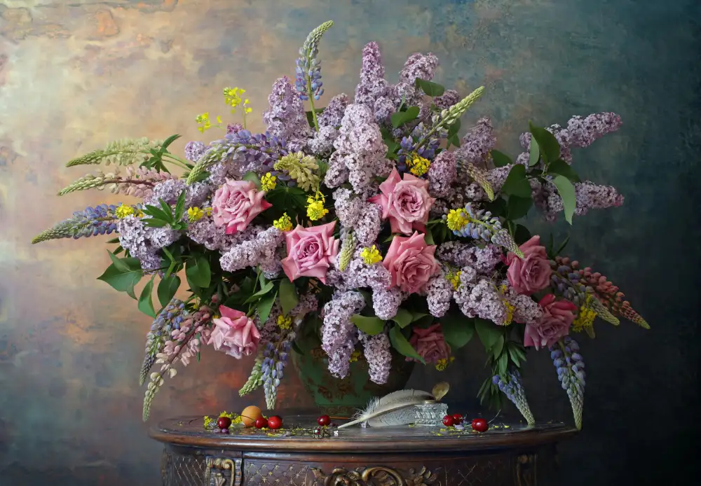 Morozov, Andrey: Natura morta con fiori