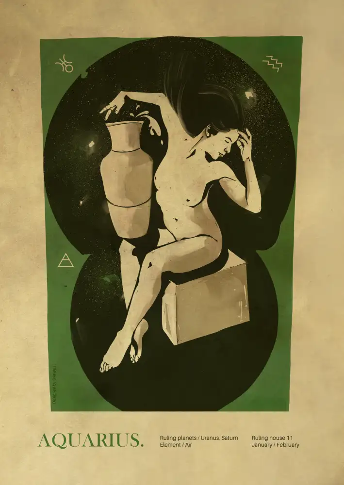 Gemos, Dionisis: Aquarius print
