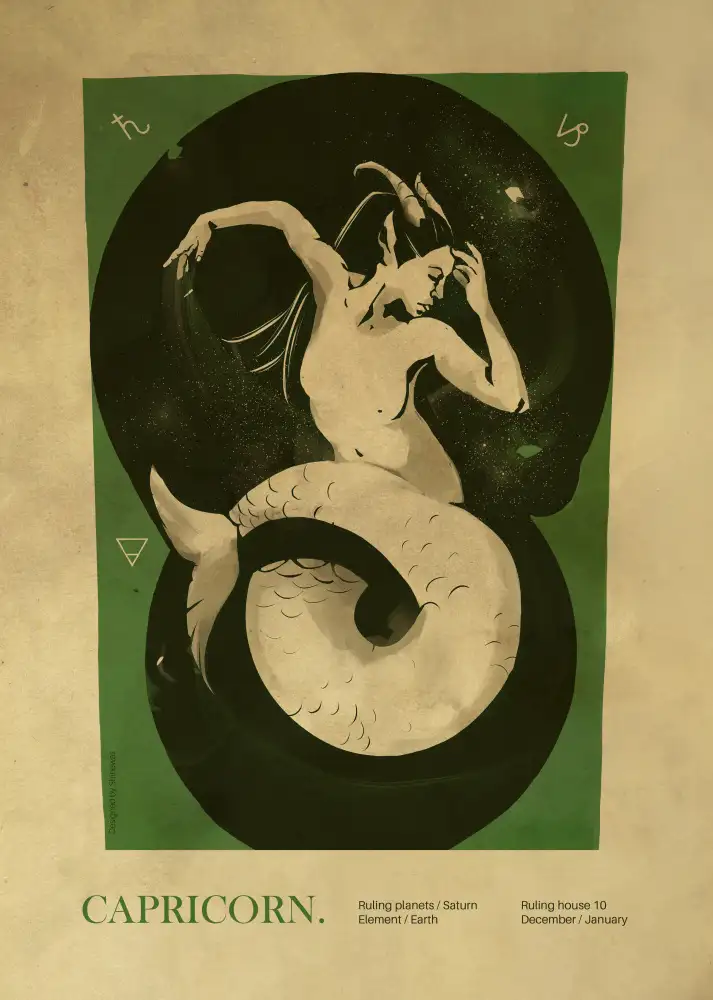 Gemos, Dionisis: Capricorn print