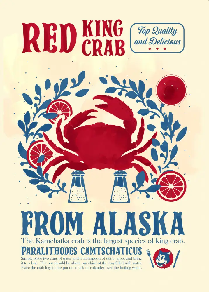 Gemos, Dionisis: Impression de cuisine de crabe