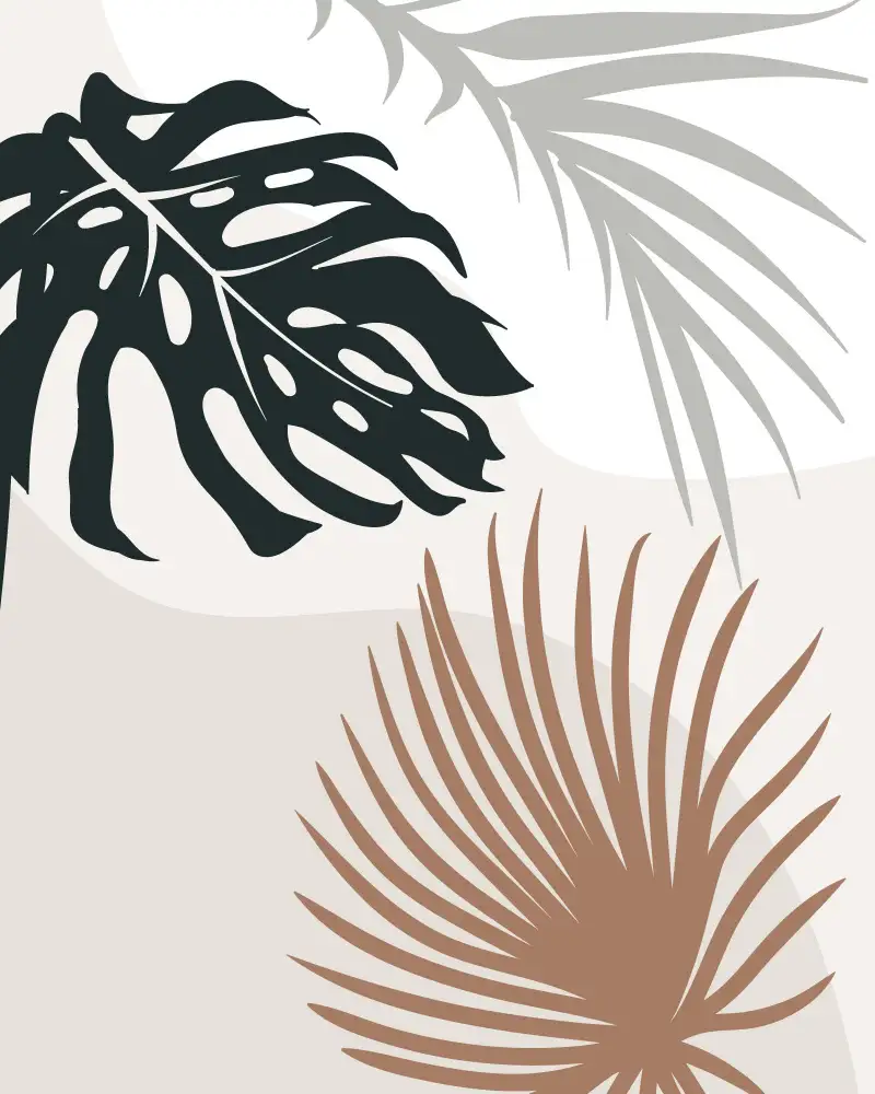 Cai, Beth: Tropical Leaves No3