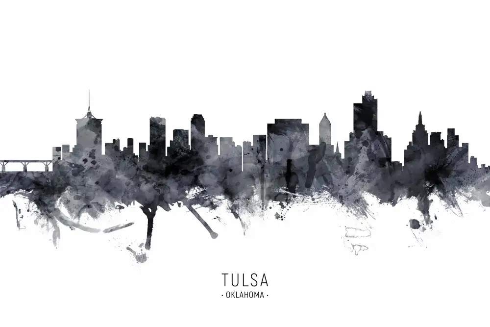 Tompsett, Michael: Skyline von Tulsa,Oklahoma
