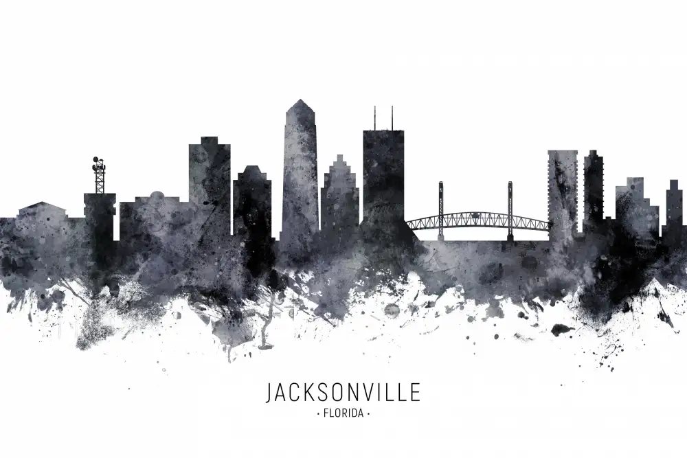 Tompsett, Michael: Skyline von Jacksonville,Florida
