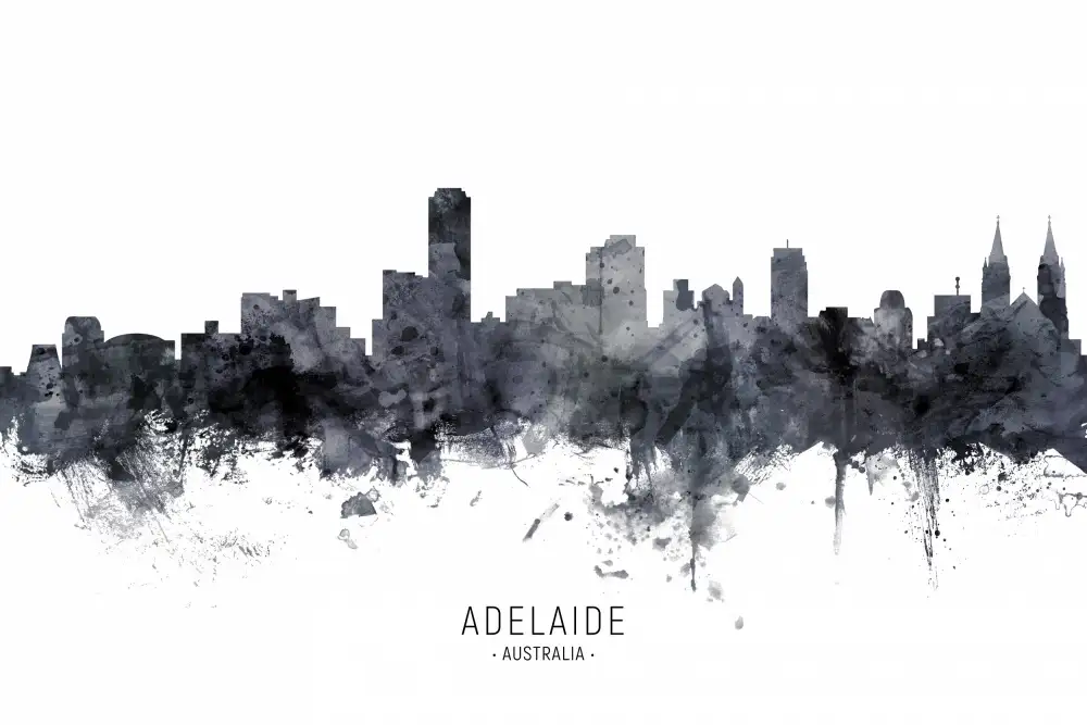 Tompsett, Michael: Panorama Adelaide Austrálie