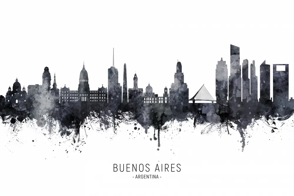 Tompsett, Michael: Panorama Buenos Aires Argentina