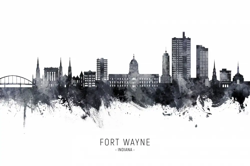 Tompsett, Michael: Panorama Fort Wayne Indiana