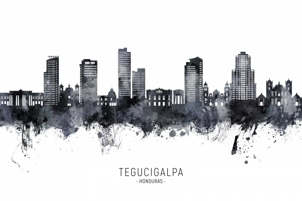 Tompsett, Michael: Horizonte de Tegucigalpa Honduras