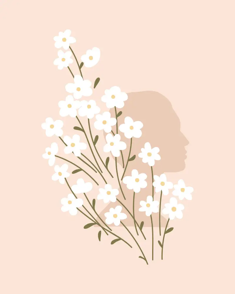 Cai, Beth: Floraison de la tête