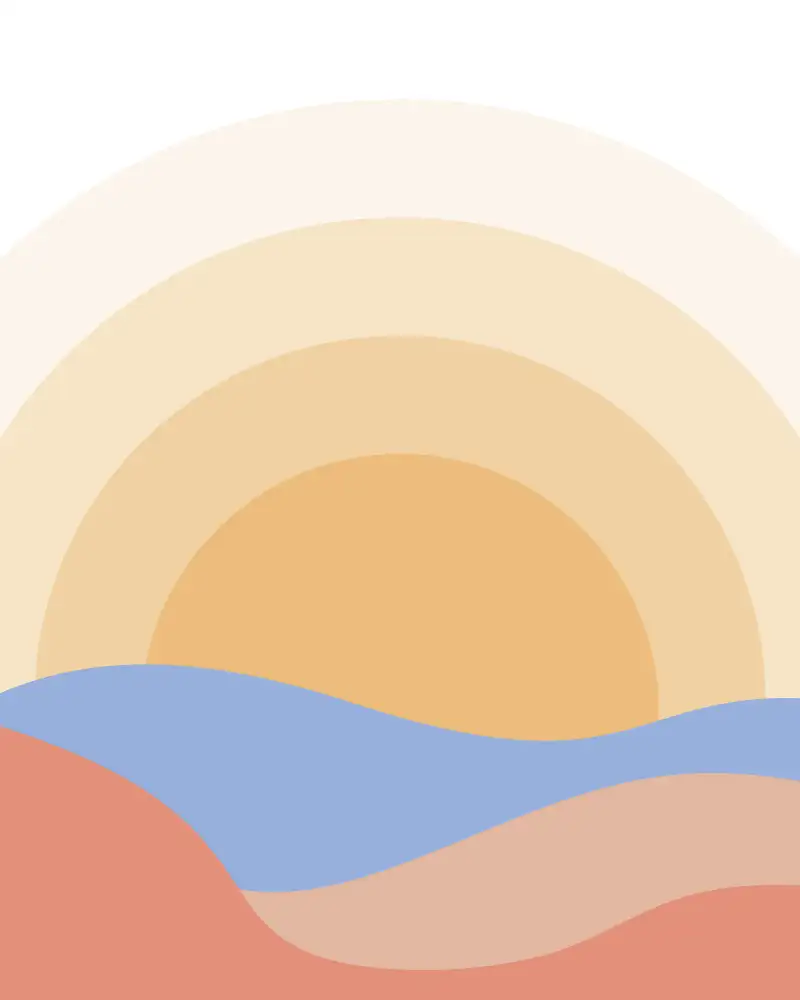 Cai, Beth: Coucher de soleil