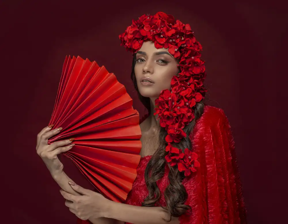 CHATTOPADHYAY, DEBASISH: DAME MIT ROTEM FÄCHER