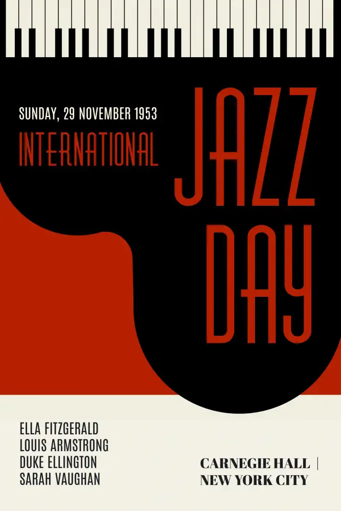 Kubistika: Jazzy Days Rouge Foncé