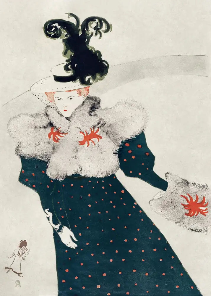 LAUTREC, TOULOUSE: La Revue Blanche (1895)