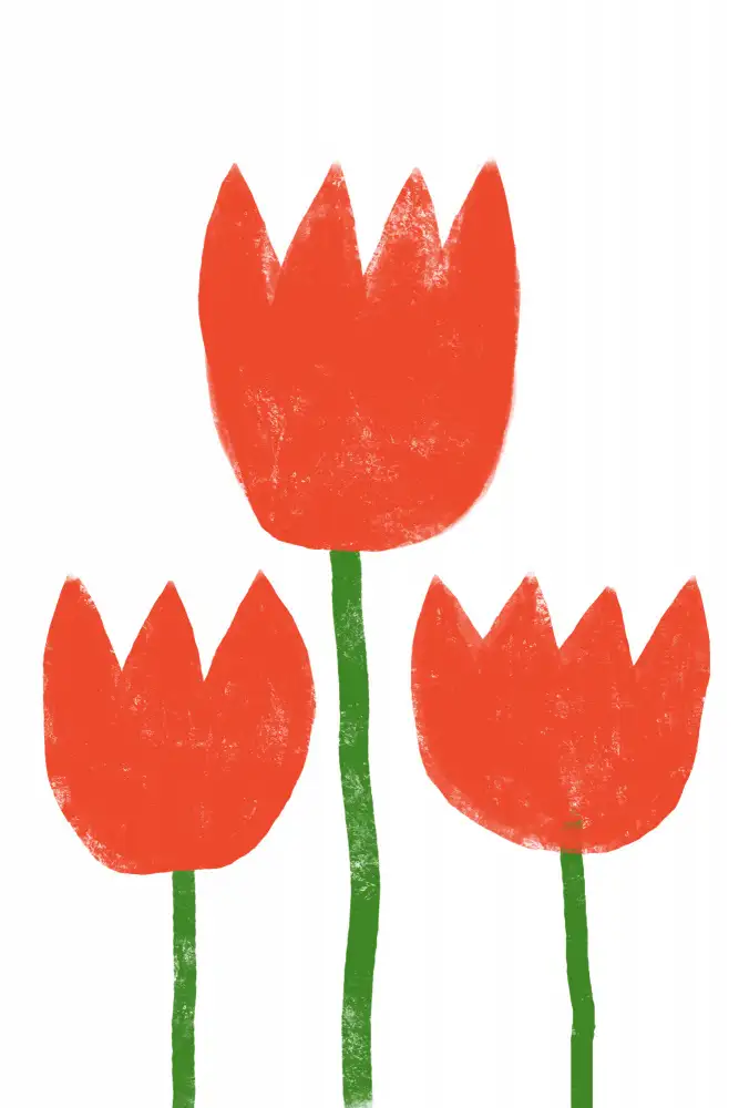 uplusmestudio: Naive Flowers