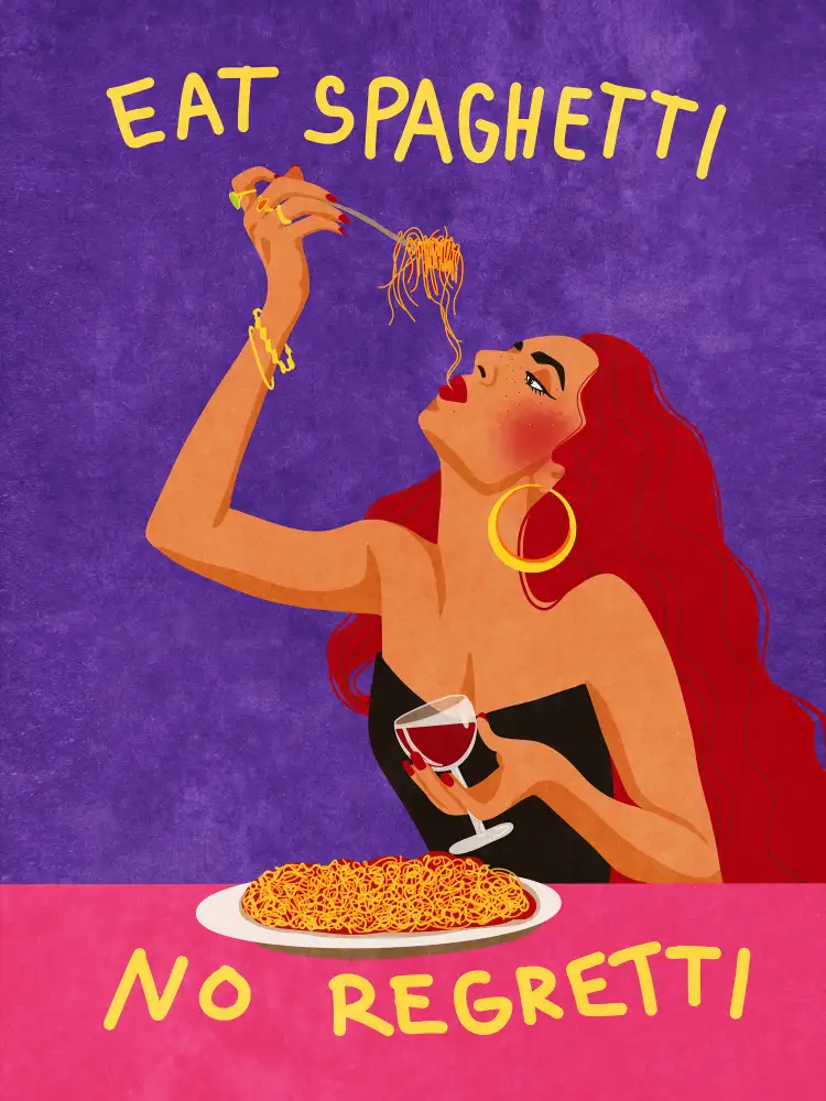 Oltmanns, Raissa: Eat spaghetti no regretti