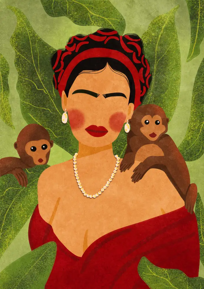 Oltmanns, Raissa: Frida and Monkeys
