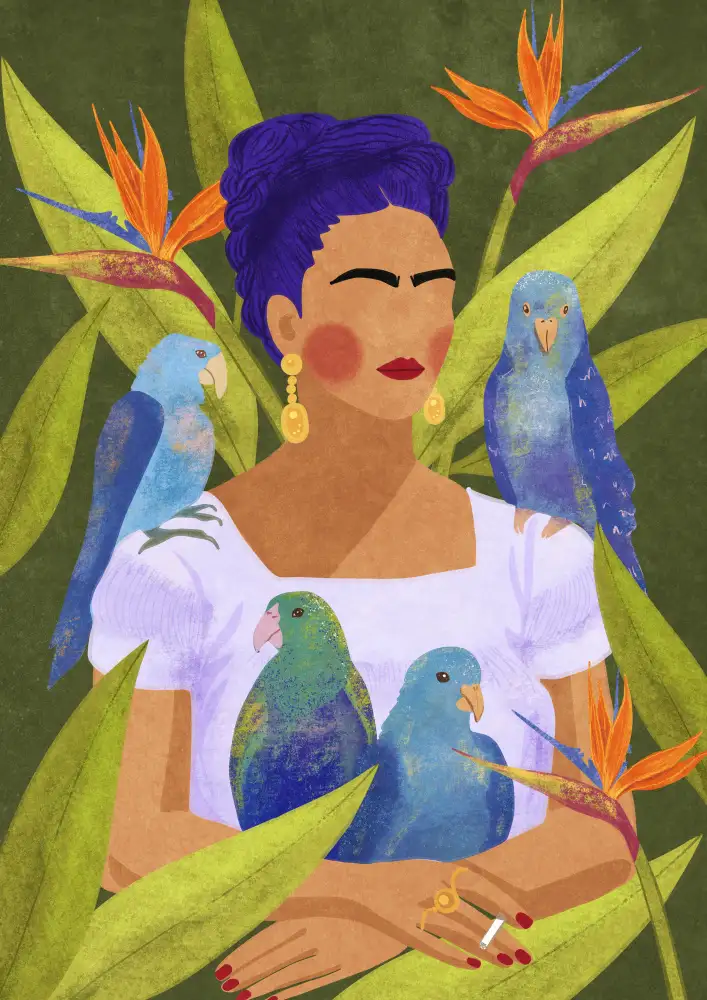 Oltmanns, Raissa: Frida and birds