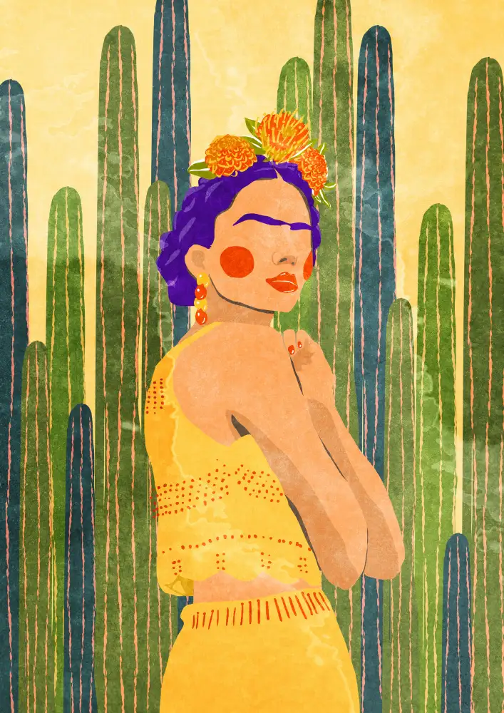 Oltmanns, Raissa: Frida and cacti
